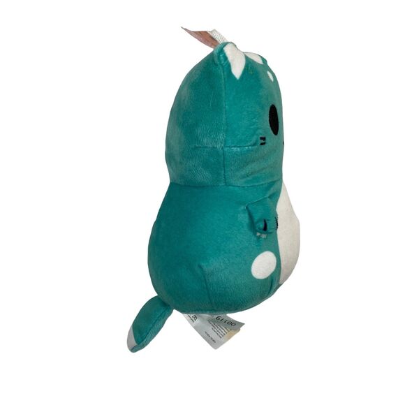 KLEPTOCAT *NEW* Teal Green Papu Plush Patio Cat Good Stuff Stuffed Animal Small - Picture 2 of 9